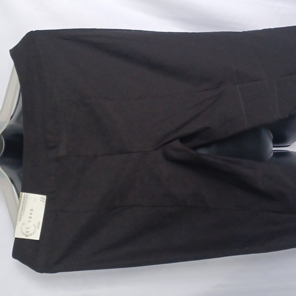 Est.1946 Women's Black Contemporary Slim Dress Trouser pull on Pant Size 12 - Picture 3 of 7